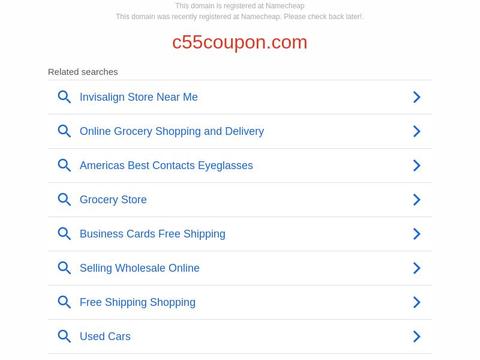 C55 Coupon Coupons and Promo Code