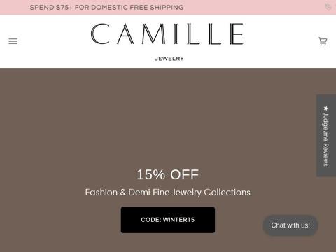 Camille Jewelry Coupons and Promo Code