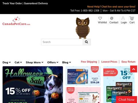 Canadapetcare Coupons and Promo Code