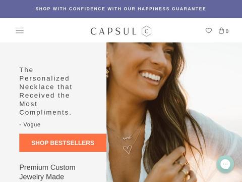 Capsul Jewelry Coupons and Promo Code