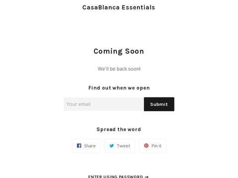 Casablancaessentials.Com Coupons and Promo Code