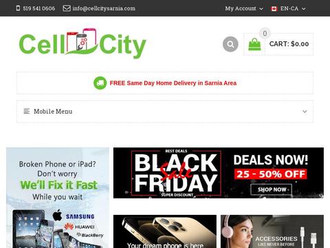 Cell City Sarnia Coupons and Promo Code