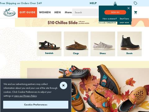 Chaco Coupons and Promo Code