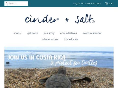 Cinder + Salt Coupons and Promo Code