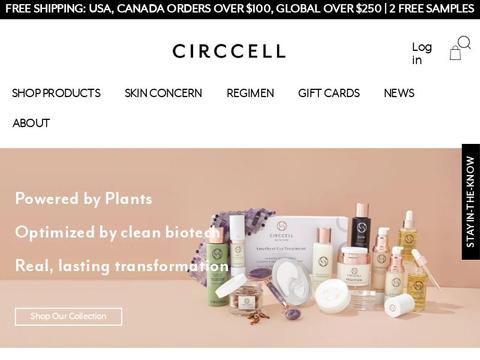 Circcell Skincare Coupons and Promo Code