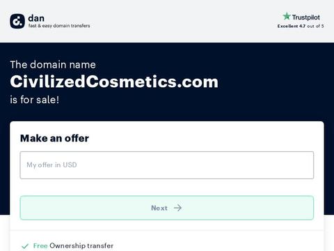 Civilized Cosmetics LLC Coupons and Promo Code