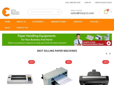 Clary Business Machines Coupons and Promo Code