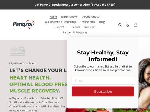 Clinical and Herbal Innovations, Inc. (panoxol) Coupons and Promo Code