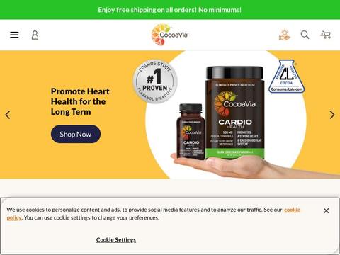 CocoaVia Coupons and Promo Code