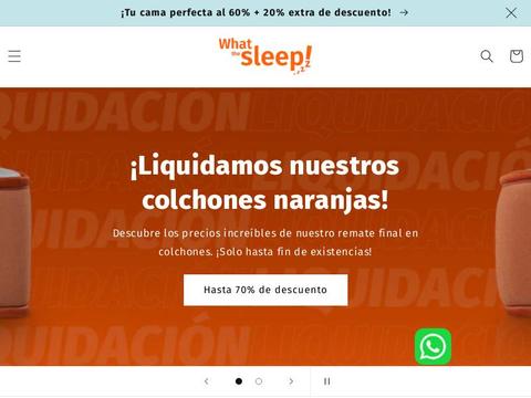 Colchones y camas What the Sleep! Coupons and Promo Code