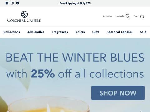 Colonial Candle Coupons and Promo Code