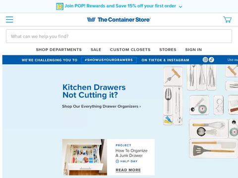 Container Store Coupons and Promo Code