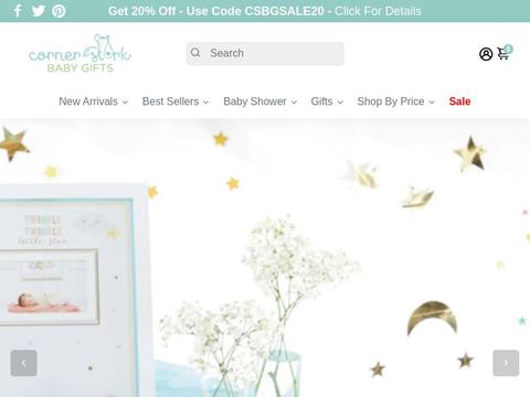 Corner Stork Baby Gifts Coupons and Promo Code