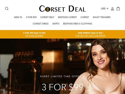 Corsetdeal Coupons and Promo Code