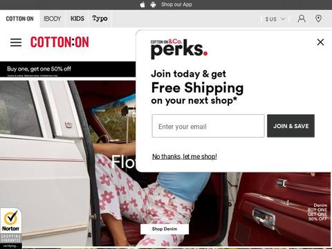 Cotton On US Coupons and Promo Code