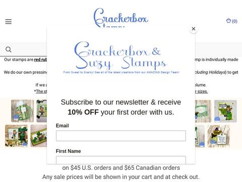 Crackerbox & Suzy Stamps Coupons and Promo Code