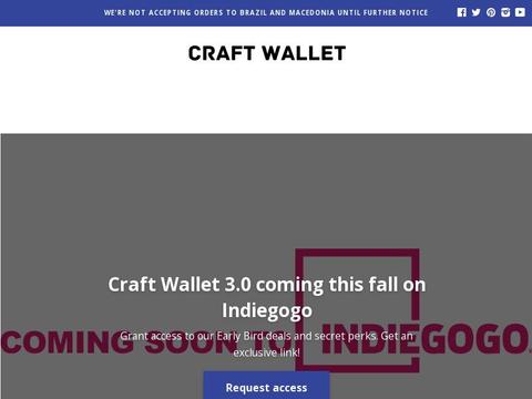 Craft Wallet Coupons and Promo Code