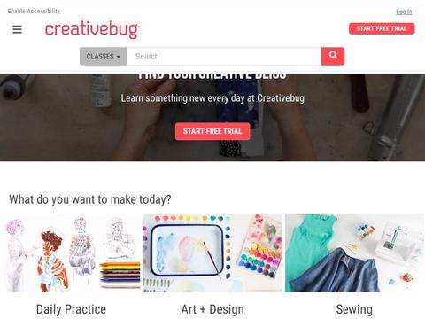 Creativebug LLC Coupons and Promo Code