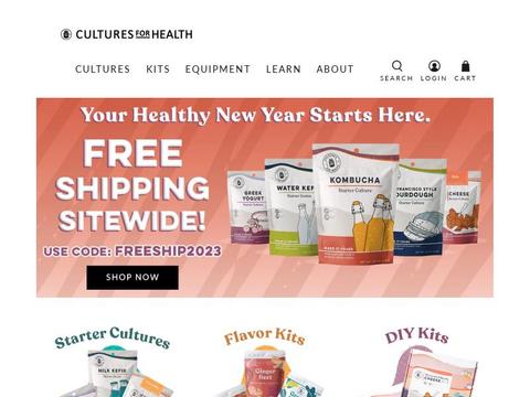 Cultures for Health Coupons and Promo Code