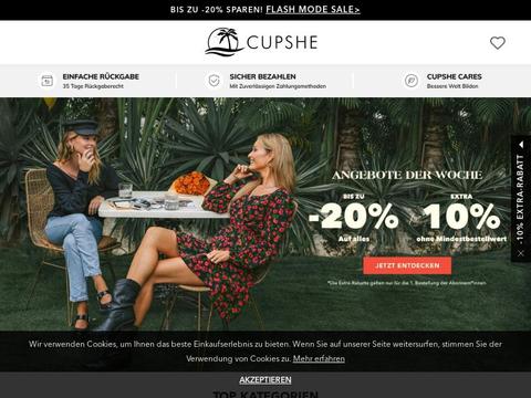 CUPSHE DE Coupons and Promo Code