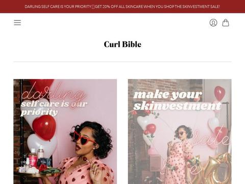 CURL BIBLE Coupons and Promo Code