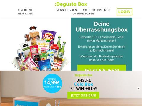 Degusta Box DE Coupons and Promo Code