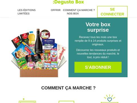 Degusta Box FR Coupons and Promo Code