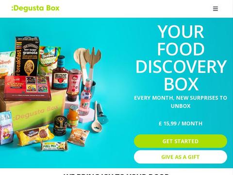 Degusta Box UK Coupons and Promo Code