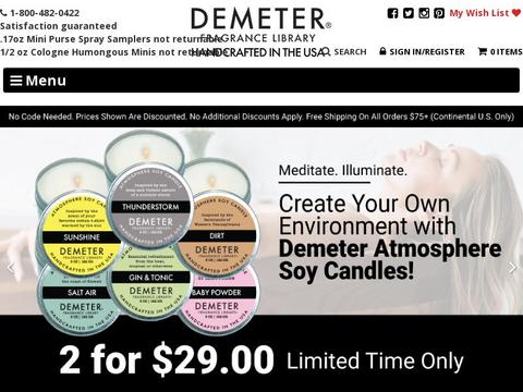 Demeterfragrance.com Coupons and Promo Code