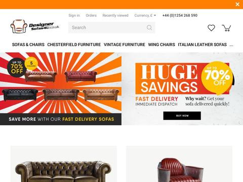 Designer Sofas 4U Coupons and Promo Code