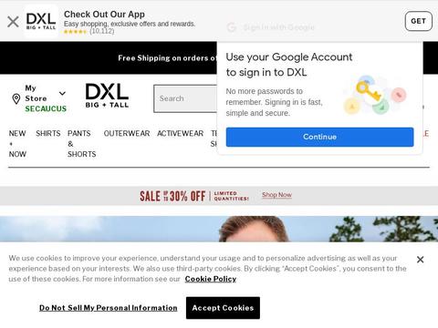 Destination XL Coupons and Promo Code