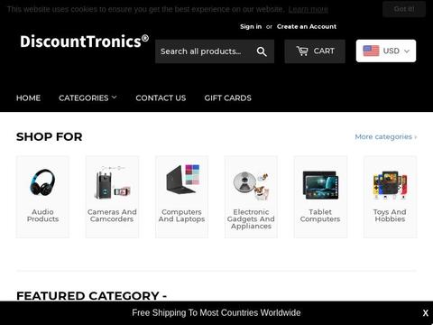 DiscountTronics Coupons and Promo Code