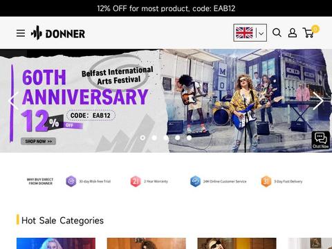 Donner Music Coupons and Promo Code