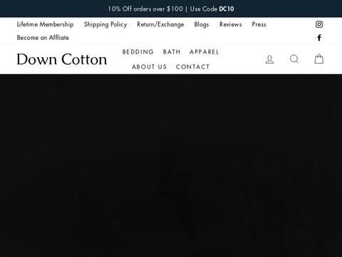 Down Cotton Coupons and Promo Code