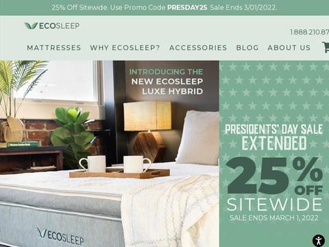 ecosleep.com Coupons and Promo Code