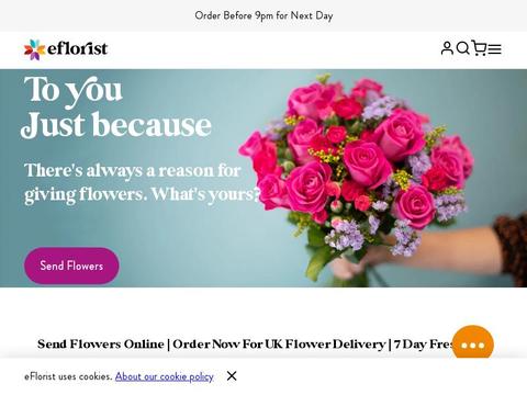 eflorist UK Coupons and Promo Code