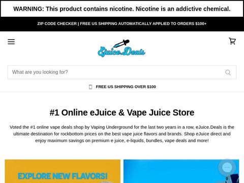 eJuice.Deals Coupons and Promo Code