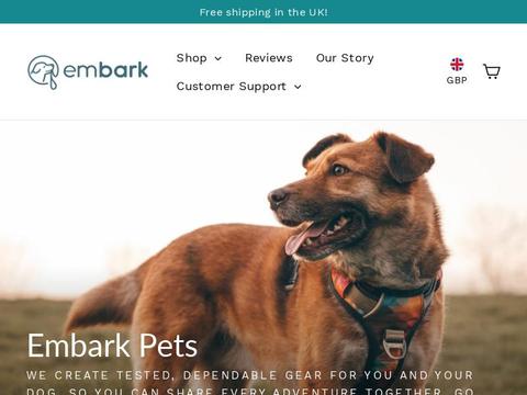 Embark Pets UK Coupons and Promo Code