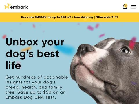 Embark Vet Coupons and Promo Code