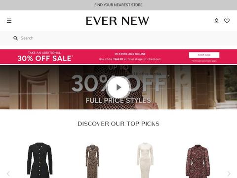 evernew Coupons and Promo Code