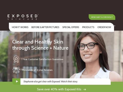 Exposed Skin Care Coupons and Promo Code