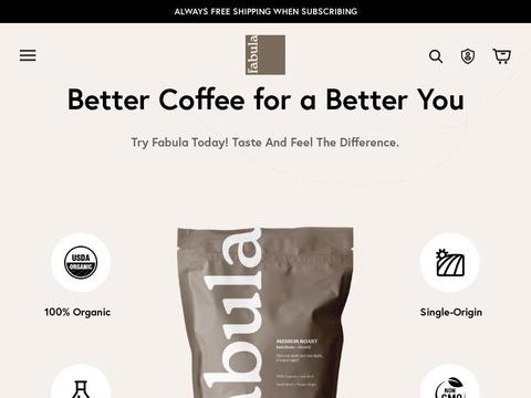 Fabula Coffee Coupons and Promo Code