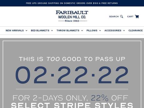 Faribault Woolen Mill Coupons and Promo Code