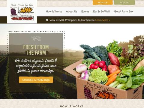 Farm Fresh To You Coupons and Promo Code