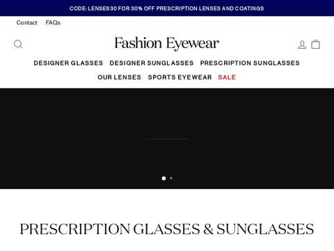 Fashion Eyewear Coupons and Promo Code