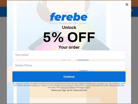 FEREBE SUPPLIES LLC Coupons and Promo Code