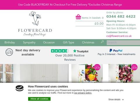 Flowercard Coupons and Promo Code