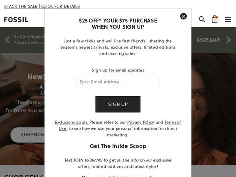 Fossil Coupons and Promo Code