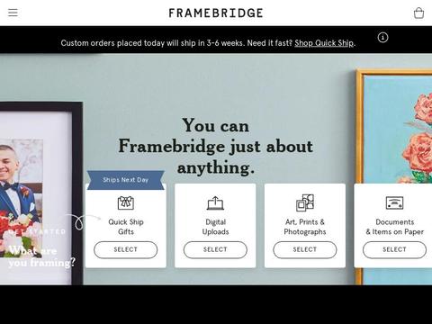 Framebridge Coupons and Promo Code