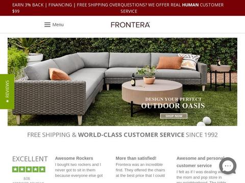 Frontera Furniture Company Coupons and Promo Code